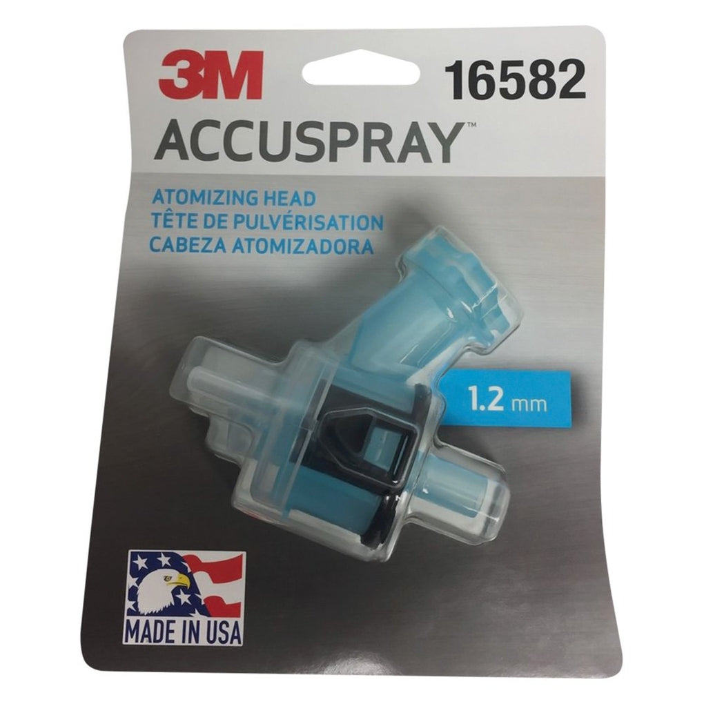 3M 16582 Accuspray Atomizing Head, Blue, 1.2 mm, 1 atomizing head 60455083539