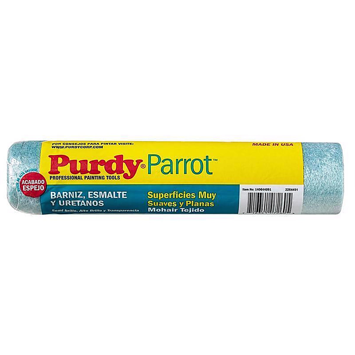 Purdy - 144644091 - Parrot Mohair Blend 9 In. W X 1/4 In. Paint Roller Cover 1 Pack
