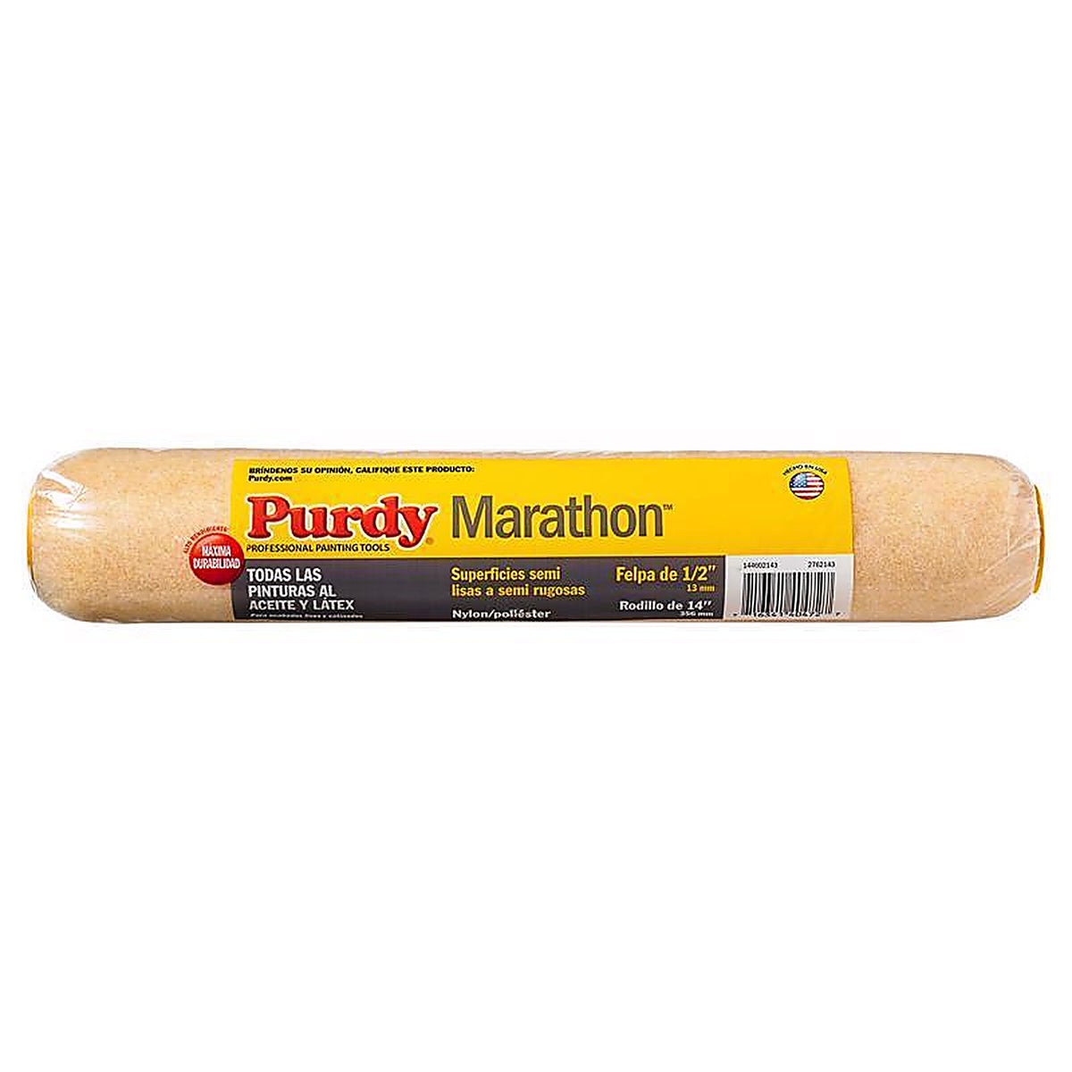 Purdy 14A602143 Marathon Nylon/Polyester 14 in. W X 1/2 in. S Regular Paint Roller Cover 1 pk
