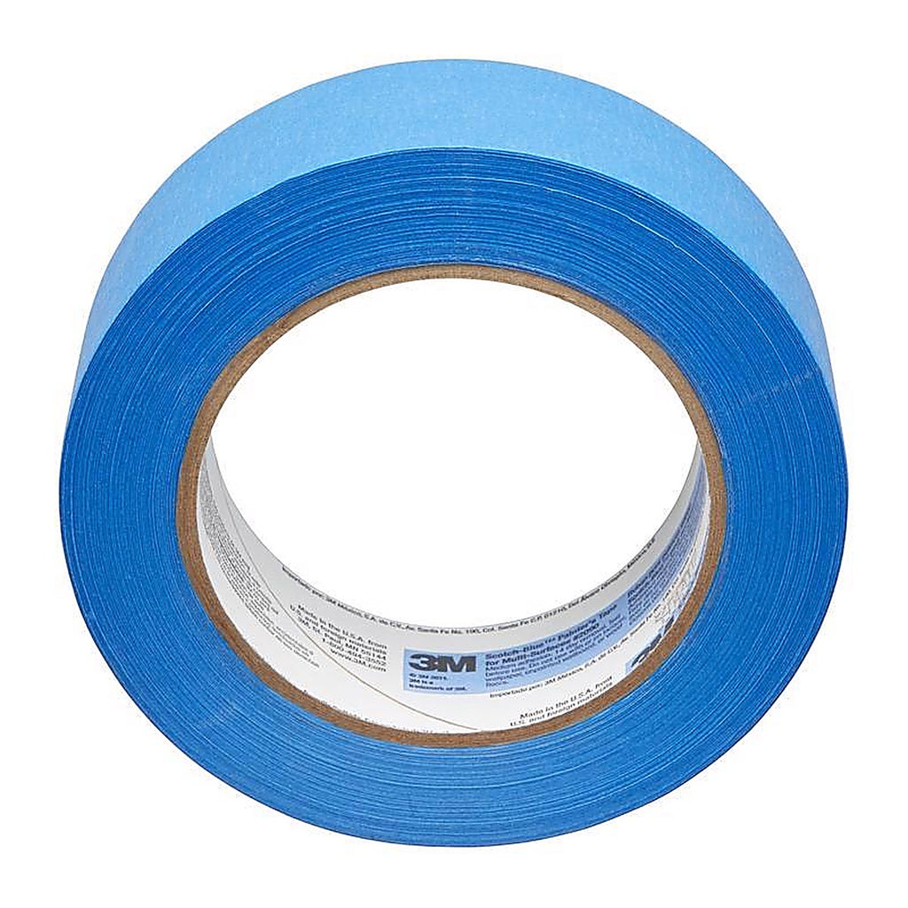 3M 2090-48EP3 Scotch Blue 1.88in. W x 60yd. L Blue Medium Strength Painters Tape 3/Pack