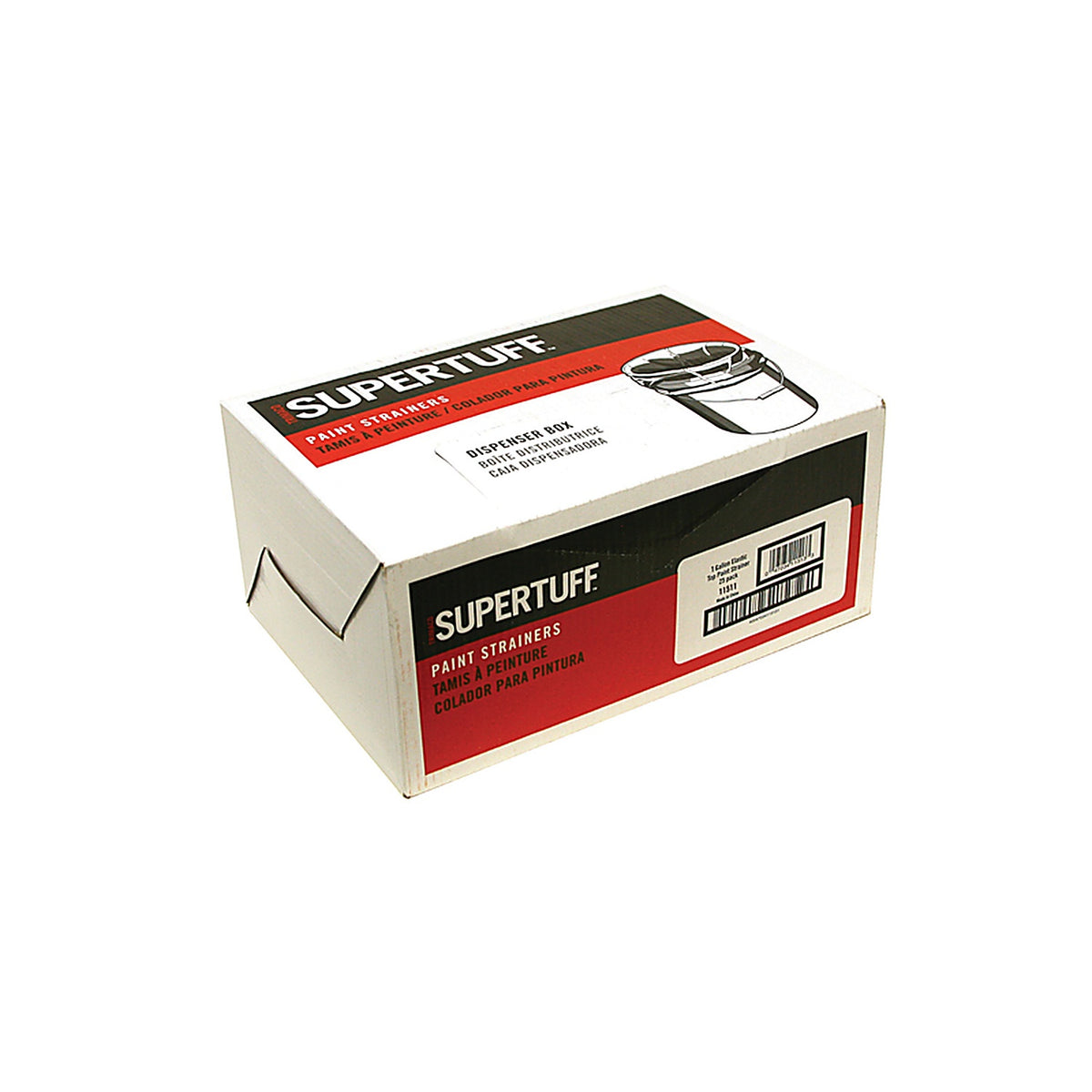 Supertuff - 11511.25 - 11 In. W White Nylon Mesh Elastic Top Paint Strainer