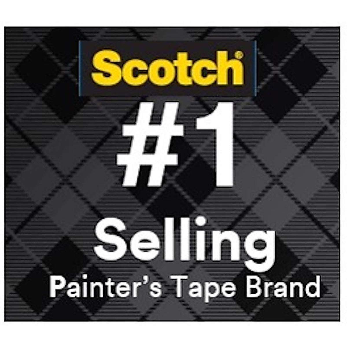 3M 2020-36AP Scotch Contractor Grade 1.41 in. W x 60.1 yd. L Beige Medium Strength Masking Tape 1/Pack