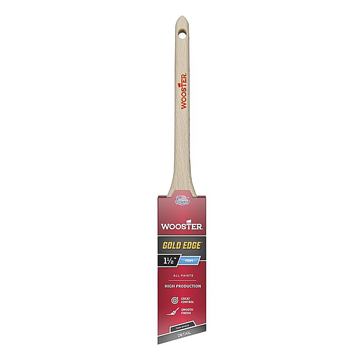 Wooster 5234-1.5 Gold Edge 1-1/2 in. W Thin Angle Paint Brush