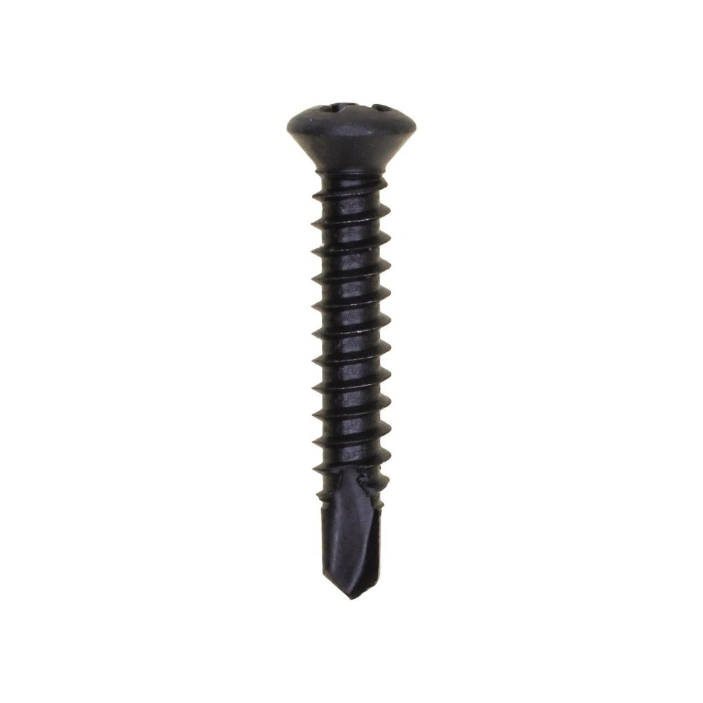 Auveco 16736 Phillips Oval Head Teks Tapping Screw Phosphate #8 X 1in. #6 Head