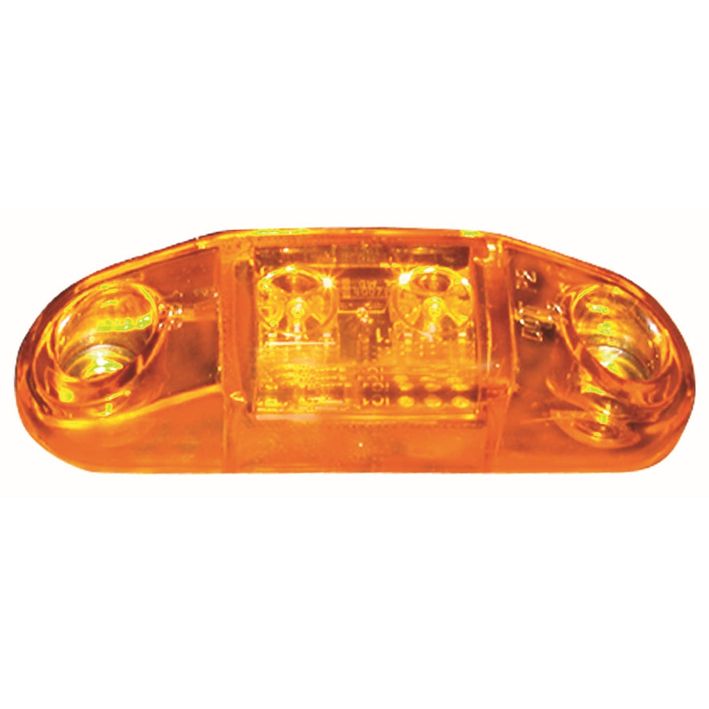 Peterson - 168A - Piranha LED Amber Slim-Line Clearance & Side Marker Lights