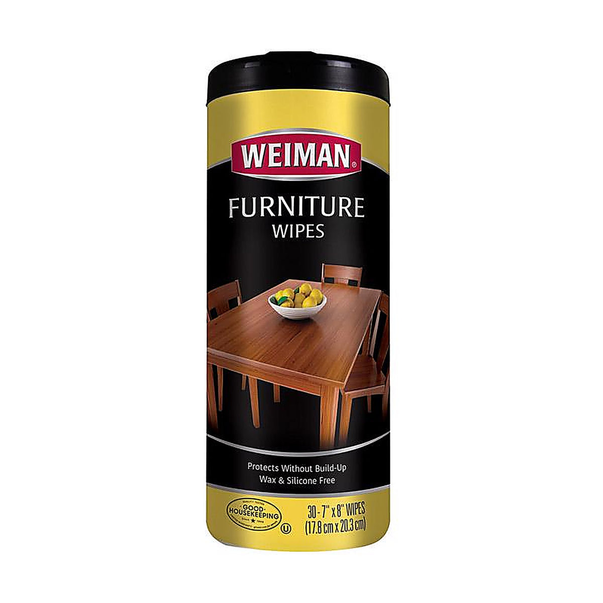 Weiman - 95 - Lemon Scent Wood Cleaner and Polish 30 Pack Wipes