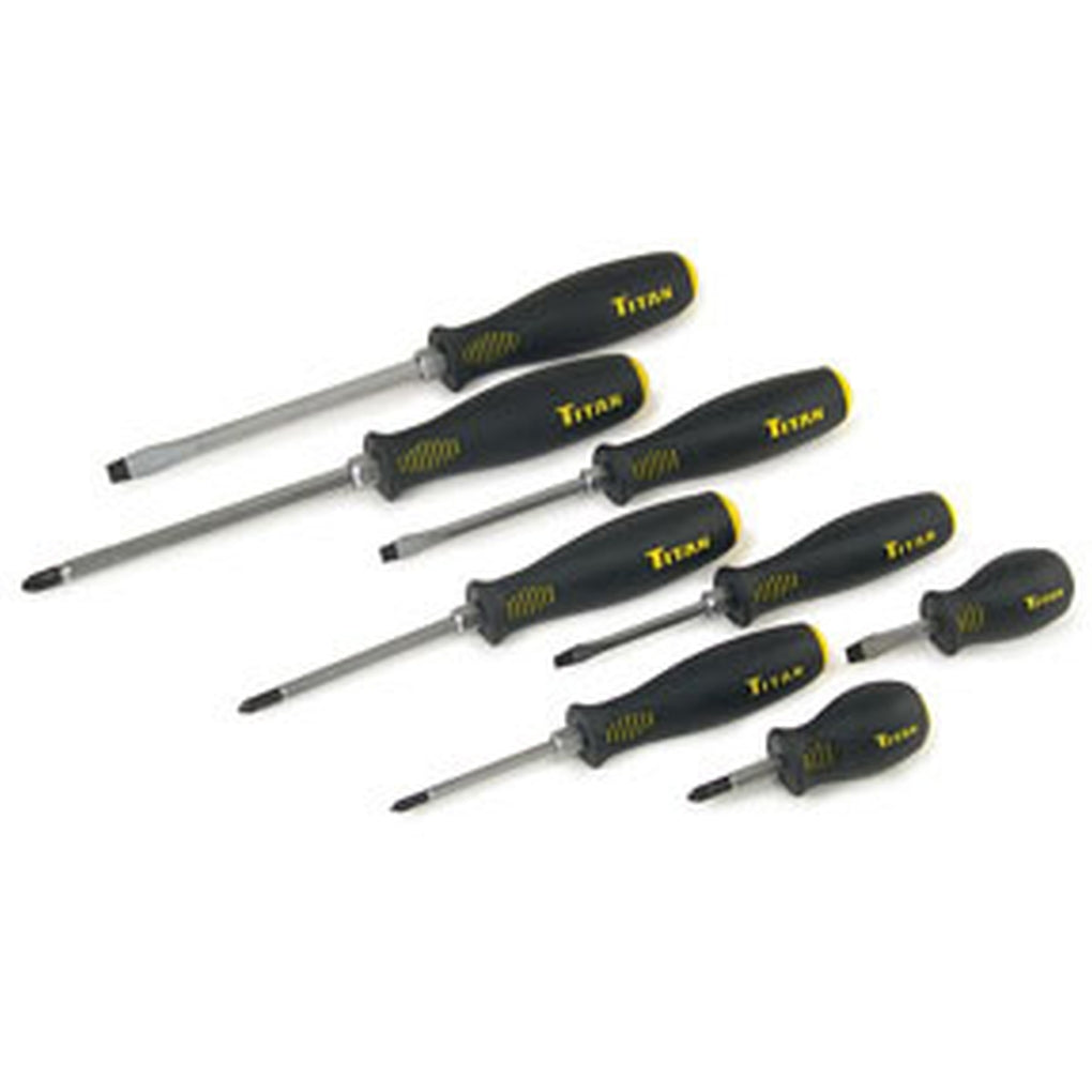 Titan - 17208 - Screwdriver Set, 8 Piece
