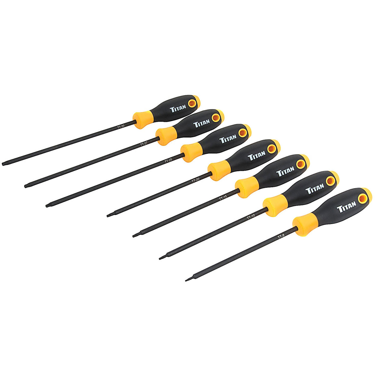 Titan 17209 7 Pc. Tamper Resistant Star Screwdriver Set