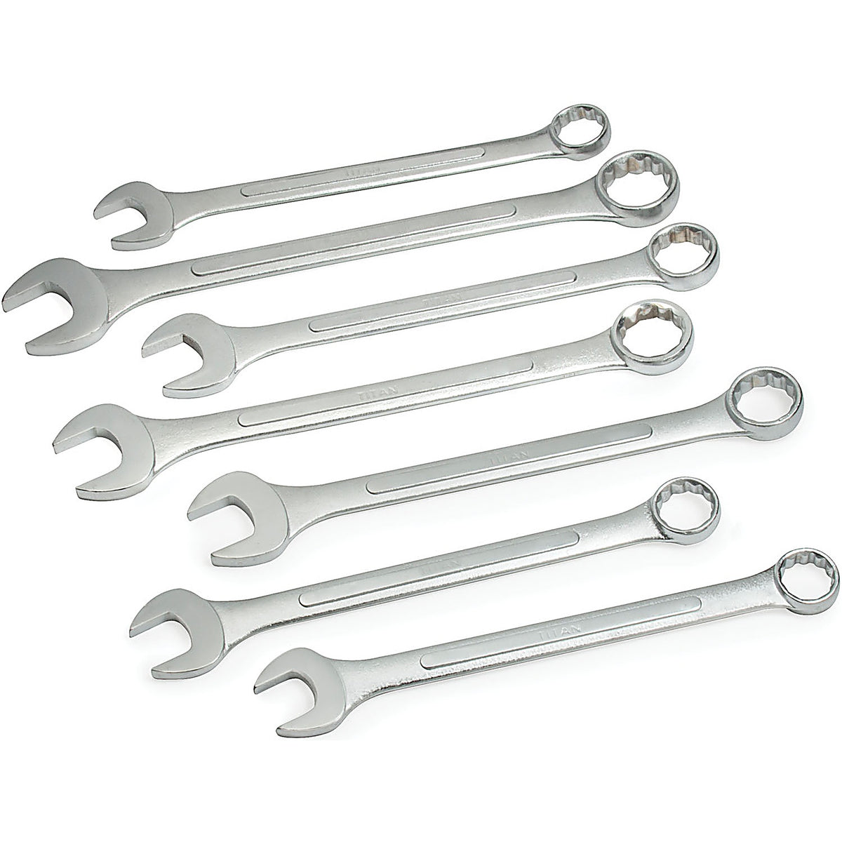 Titan 17289 7pc MM Jumbo Combination Wrench Set
