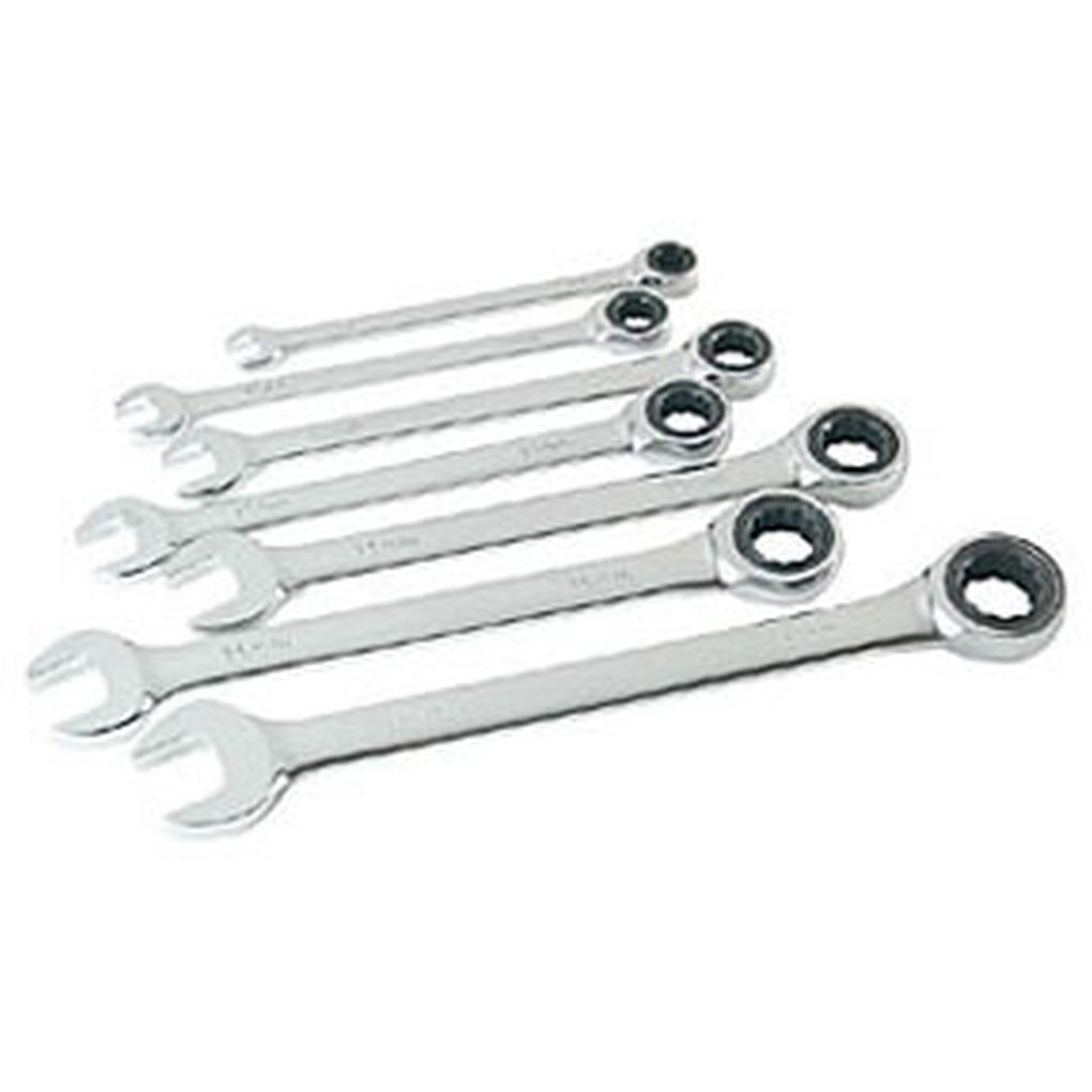 Titan - 17350 - SAE Ratcheting Combination Wrench Set, 7 Piece