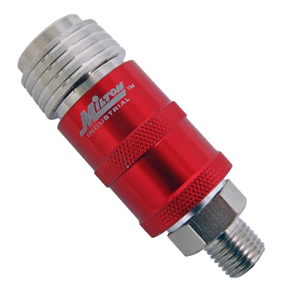 Milton 1751 5 IN 1 Universal Safety Exhaust QUICK-CONNECT Coupler, 1/4in. NPT