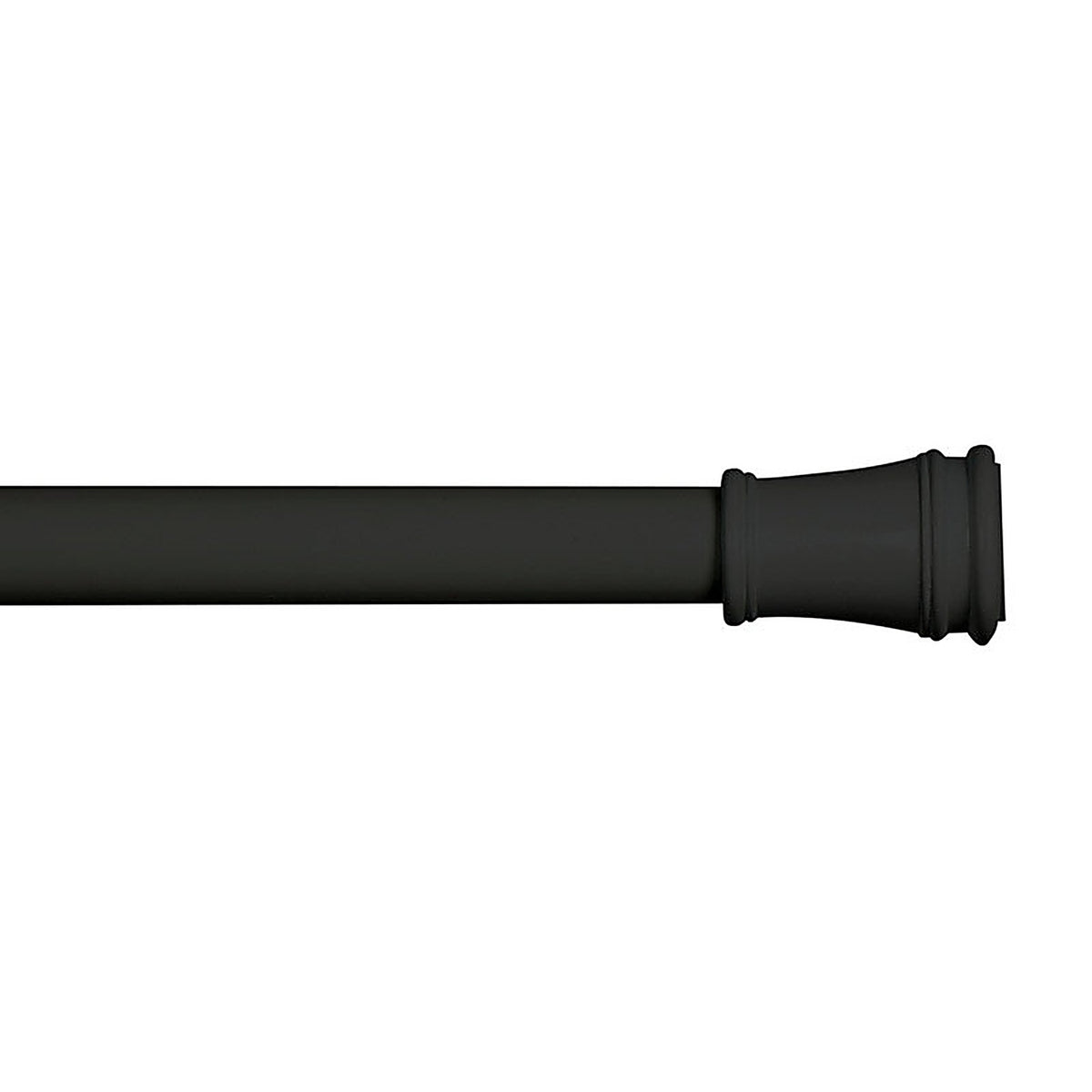 Kenney KN634 Matte Black Rogers Tension Rod 28 in. L x 48 in. L