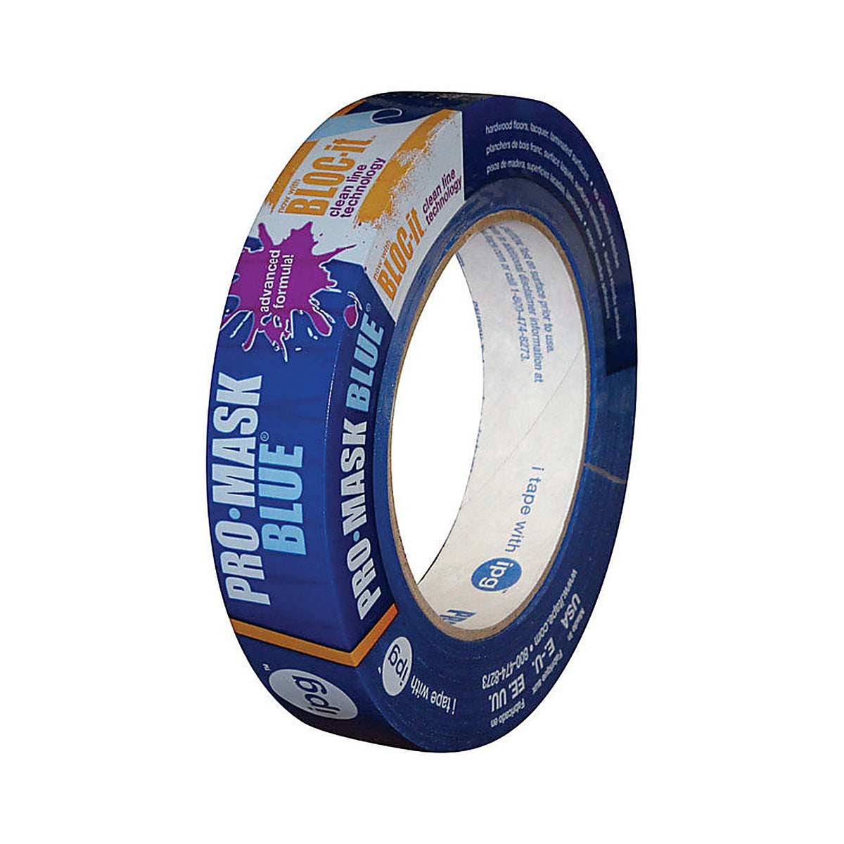 IPG 9531-1 Pro-Mask 0.94 in. W x 60 yd. L Blue High Strength Masking Tape 1/Pack