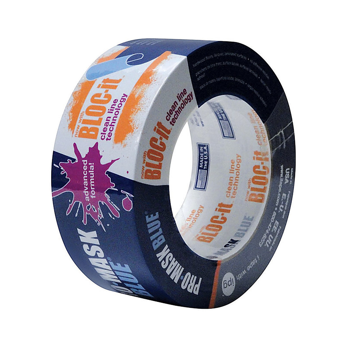 IPG 9533-2 Pro-Mask 2 in. W x 60 yd. L Blue High Strength Masking Tape 1/Pack
