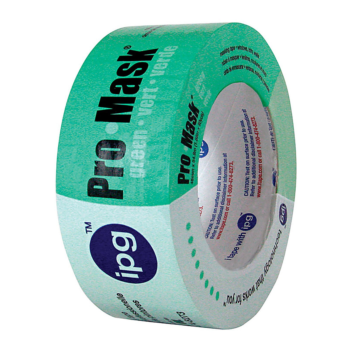 IPG 5805-2 Pro-Mask 2 in. W x 60 yd. L Green Medium Strength Masking Tape 1/Pack