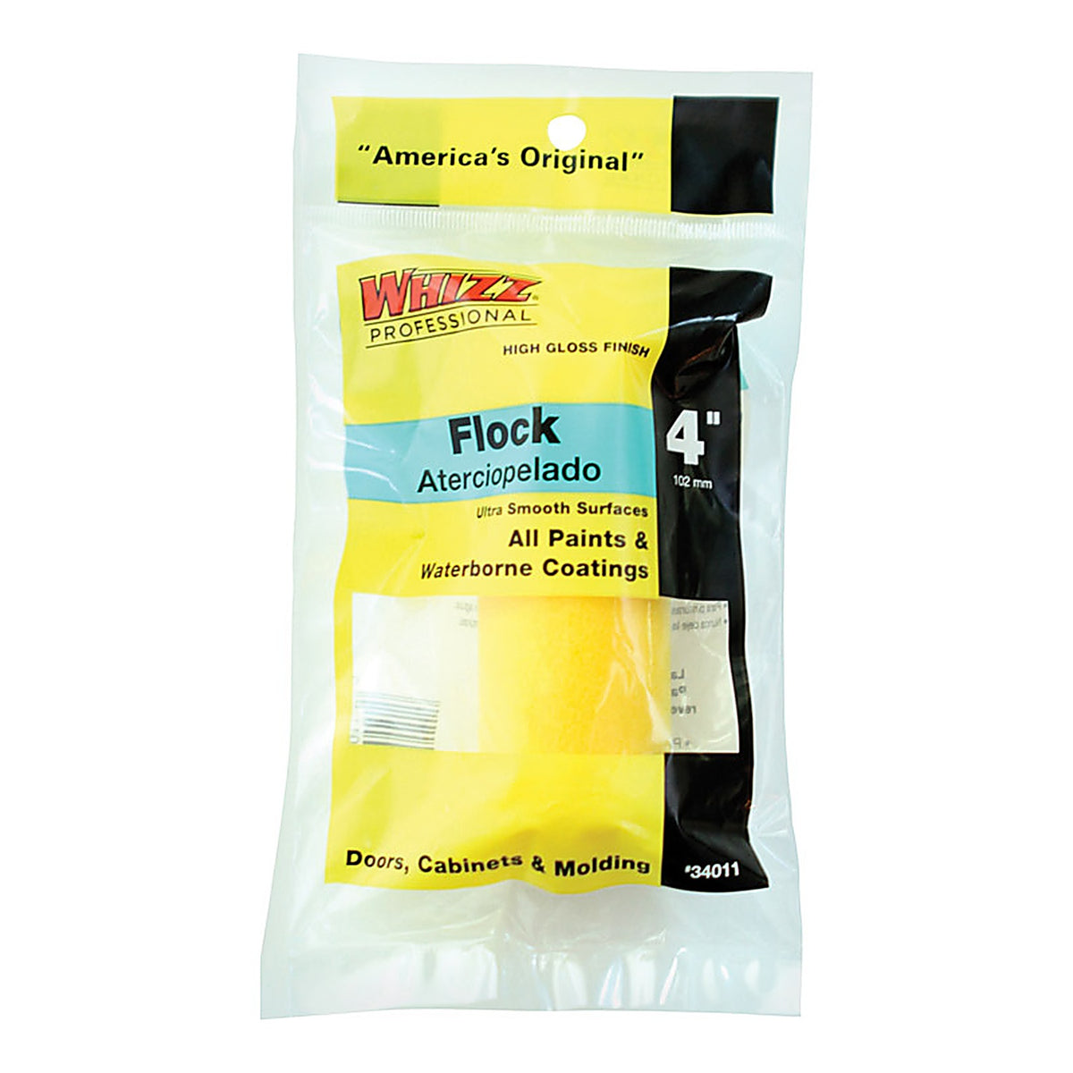 Whizz 34011 Flock 4 in. W x 1/2 in. Mini Paint Roller Cover 1/Pack