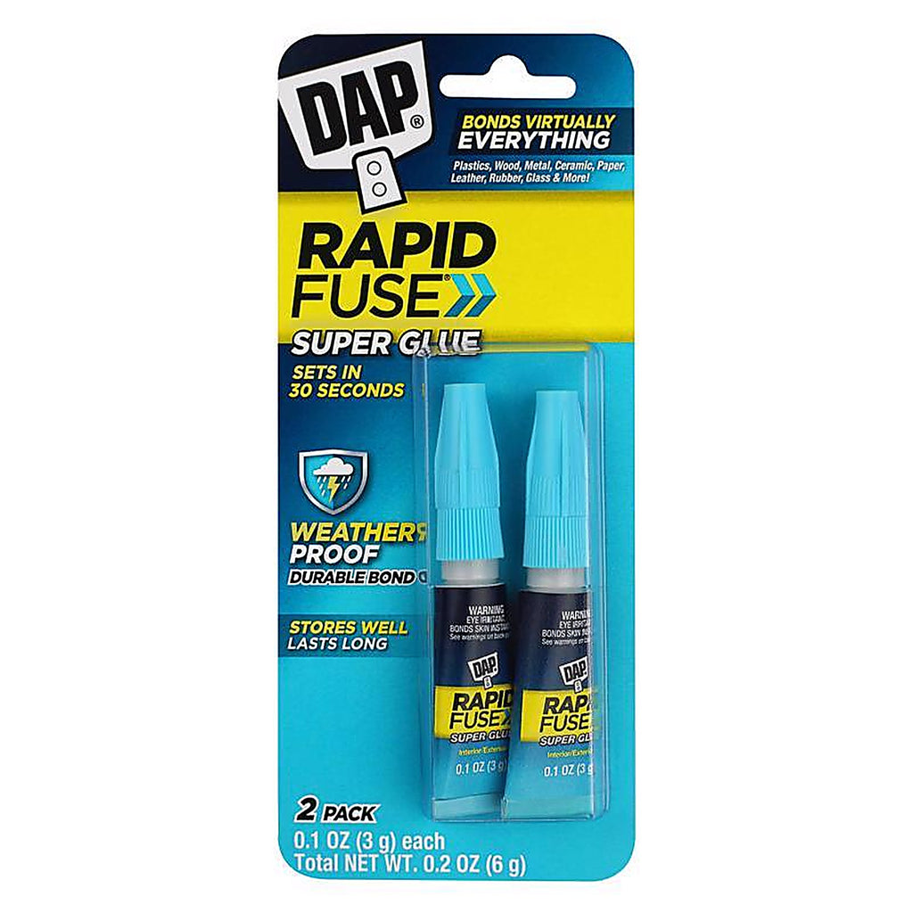 DAP 7079800158 Rapid Fuse High Strength Glue All Purpose Adhesive 2 gm