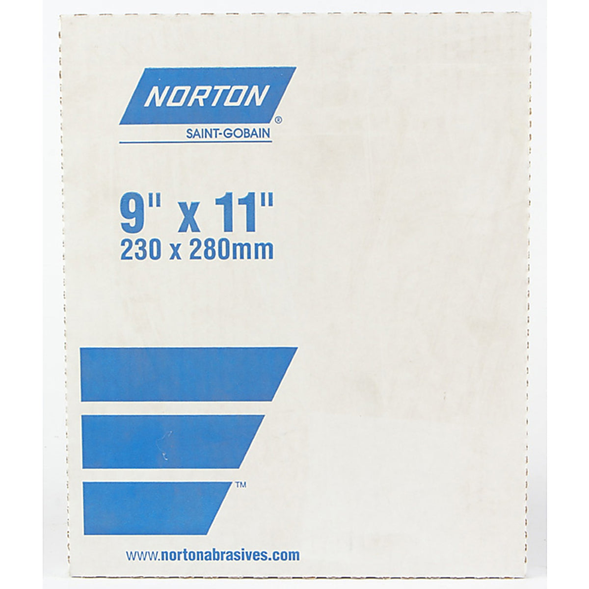 Norton - 50397-038 - 11 In. L X 9 In. W 80 Grit Aluminum Oxide Sandpaper 1 Pack