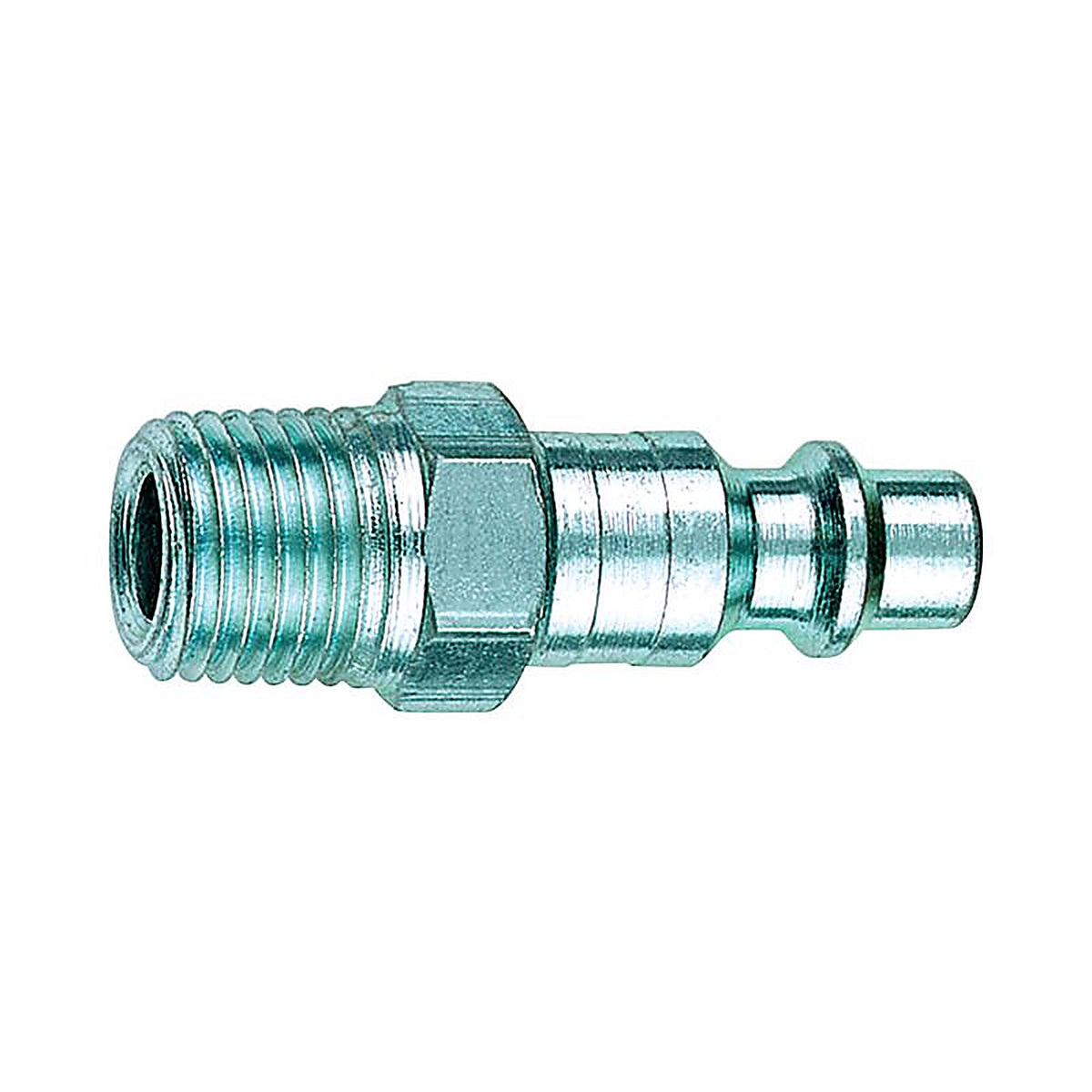 Tru-Flate 12-523 Steel 3/8 in. I/M Style Plug 1/4 in. Male 1/pc.