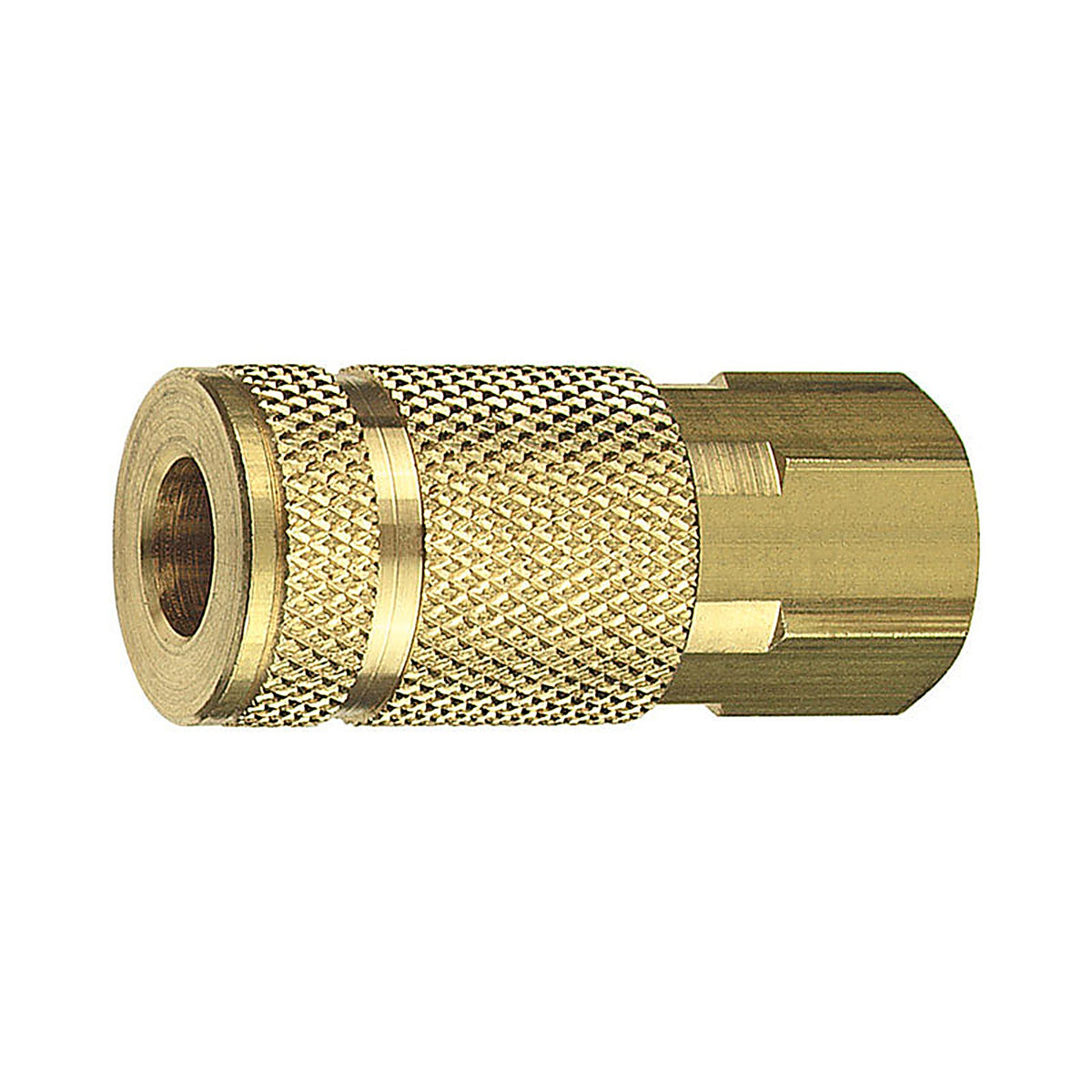 Tru-Flate 13-334 Brass Aro Style Coupler 1/4 in. Female 1/pc.