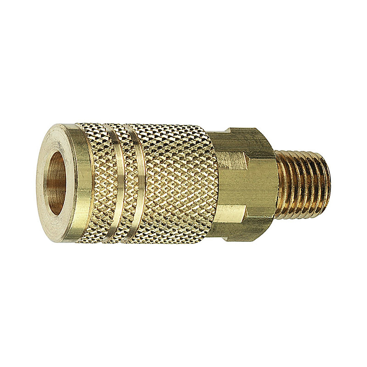Amflo C21B Brass 1/4 in. I/M Style Coupler 1/4 in. Male NPT 1/pc.