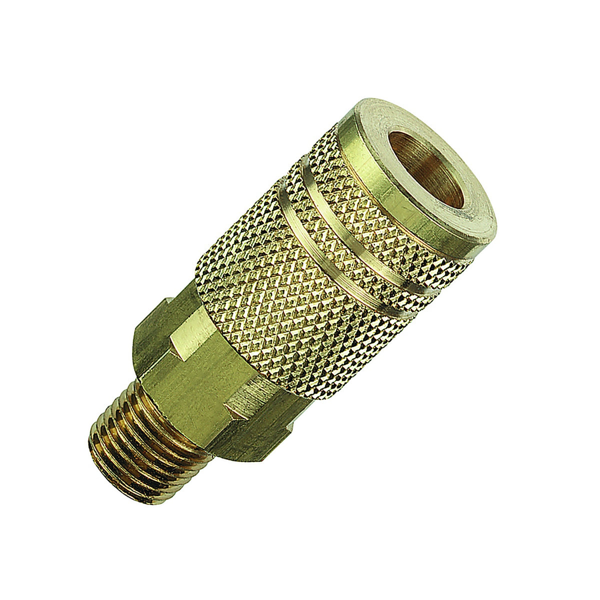 Amflo C21B Brass 1/4 in. I/M Style Coupler 1/4 in. Male NPT 1/pc.