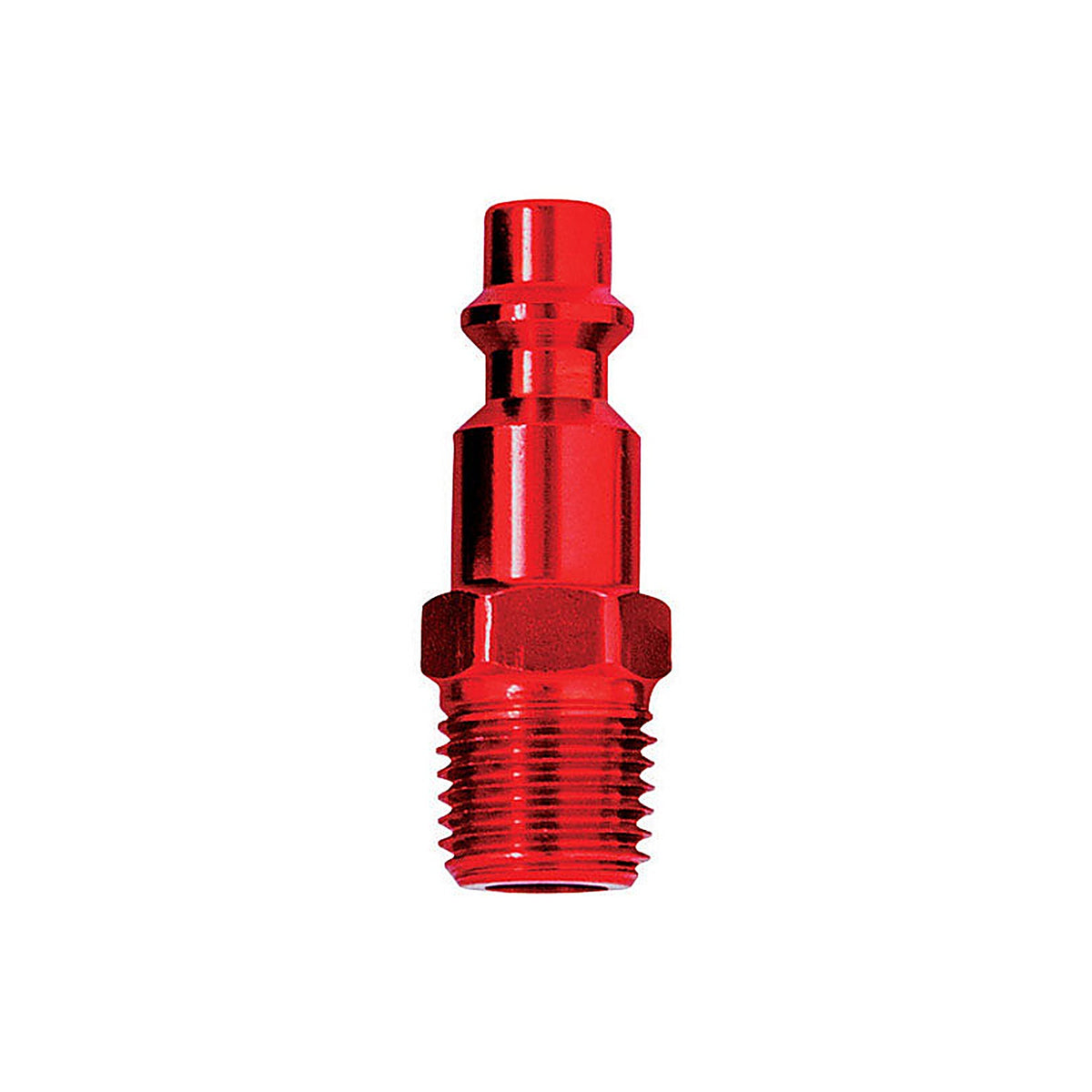 Tru-Flate TRFL12224R Tru-Match Aluminum I/M Style Plug 1/4 in. Male 1 pc