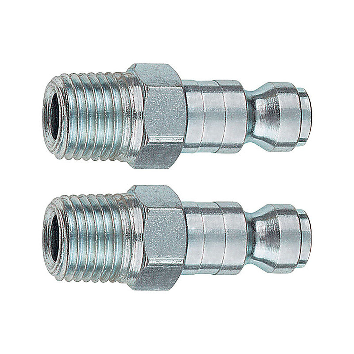 Tru-Flate TRFL121252 Steel 1/4 in. T-Style Plug 1/4 in. Male 2 pc