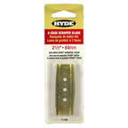 Hyde - 11100 - 2-1/2 In. W High Carbon Steel Double Edge Scraper Blade