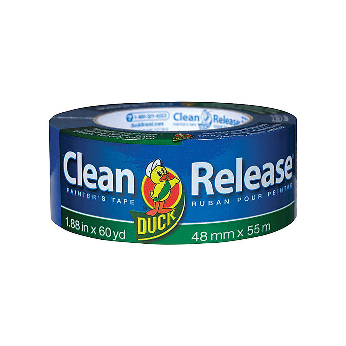 Duck - 240195 - Clean Release 1.88 In. W X 60 Yd L Blue Medium Strength Painters Tape 1 Pack