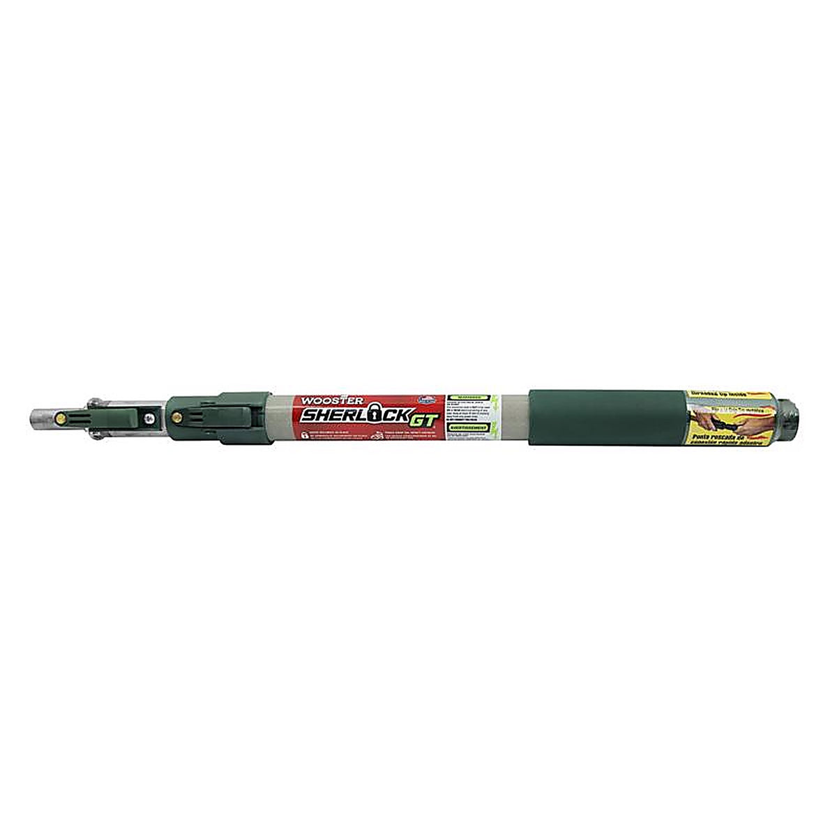 Wooster - R097 - Sherlock Gt Telescoping 2 Ft. L X 1.875 In. D Aluminum/Fiberglass Extension Pole Green/Gray