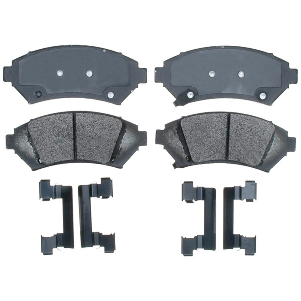 ACDelco 17D818MH Gold Semi-Metallic Front Disc Brake Pad Set 19111426