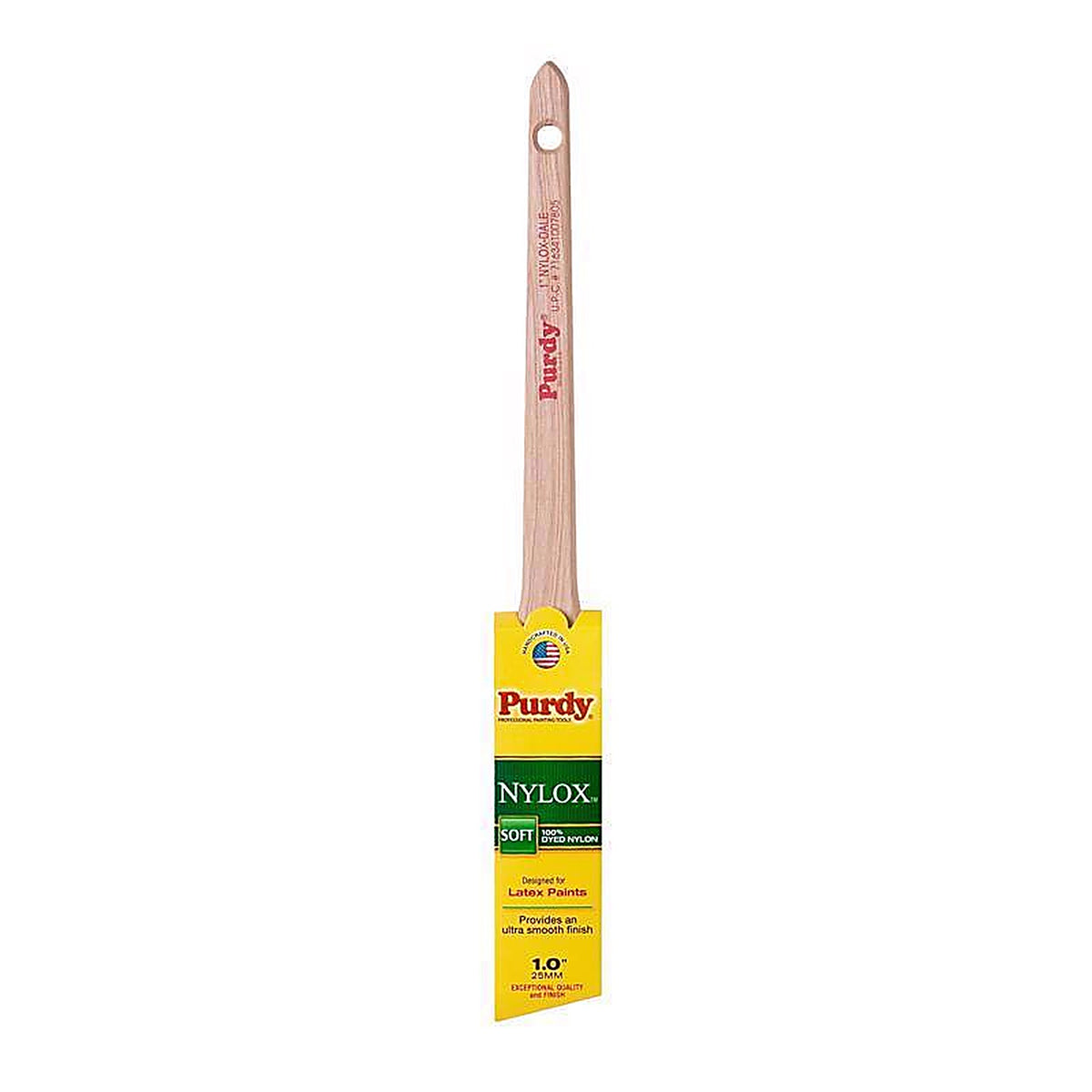 Purdy 144080210 Nylox 1 in. Soft Angle Paint Brush