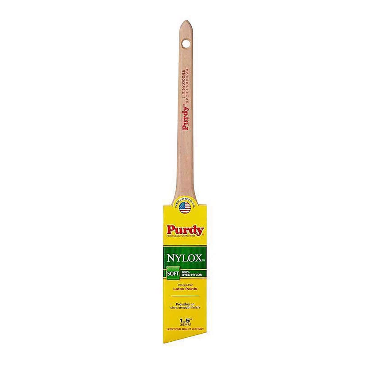 Purdy 144080215 Nylox 1-1/2 in. Soft Angle Paint Brush