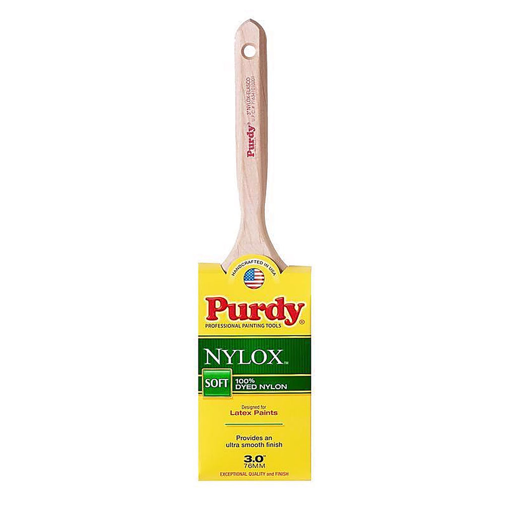 Purdy - 144100230 - Nylox Elasco 3 In. Soft Flat Trim Paint Brush