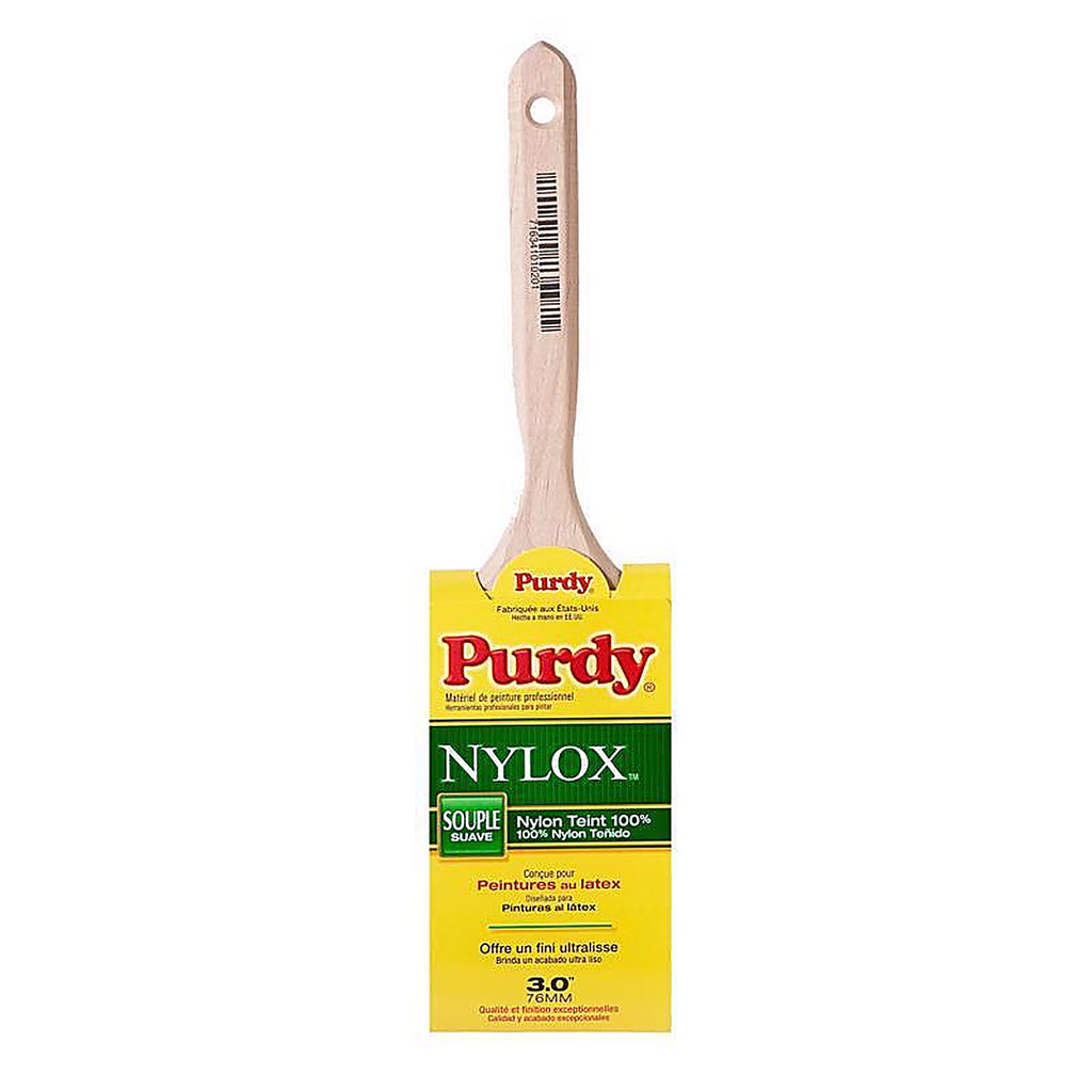 Purdy - 144100230 - Nylox Elasco 3 In. Soft Flat Trim Paint Brush