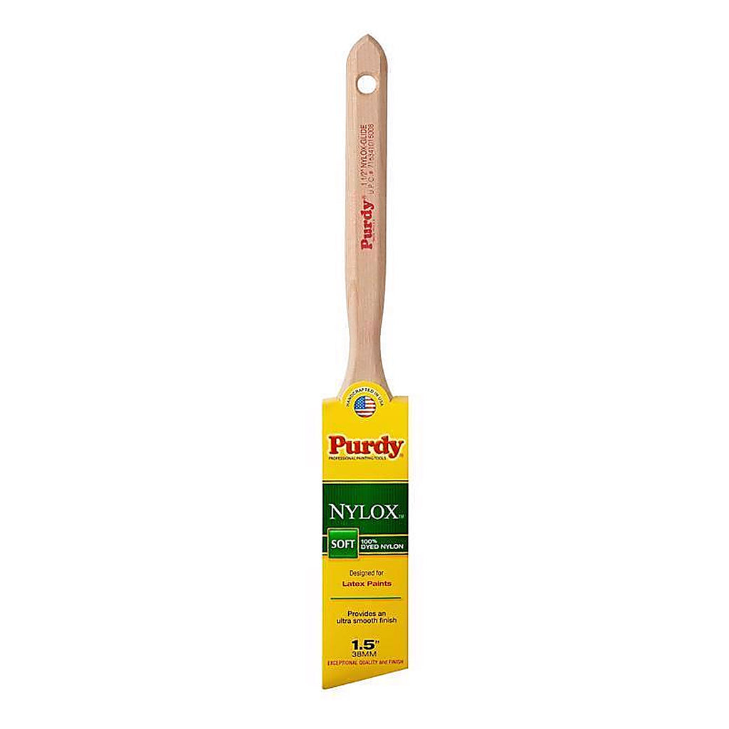 Purdy 144152215 Nylox Glide 1-1/2 in. Soft Angle Trim Paint Brush