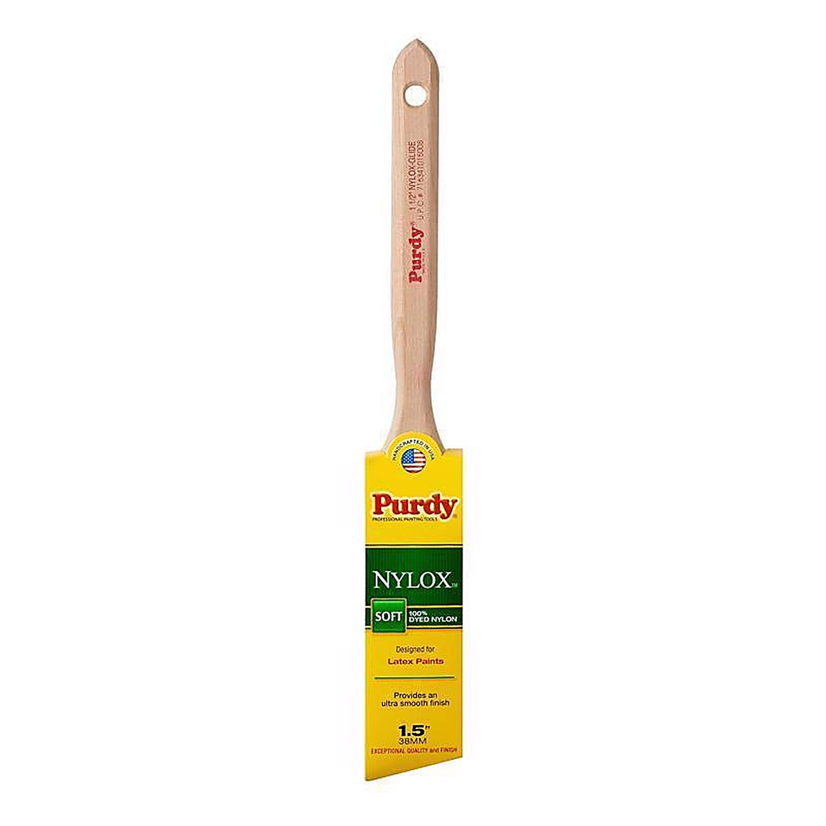 Purdy 144152215 Nylox Glide 1-1/2 in. Soft Angle Trim Paint Brush