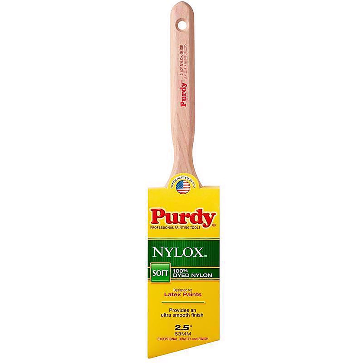 Purdy 144152225 Nylox Glide 2-1/2 in. Soft Angle Trim Paint Brush