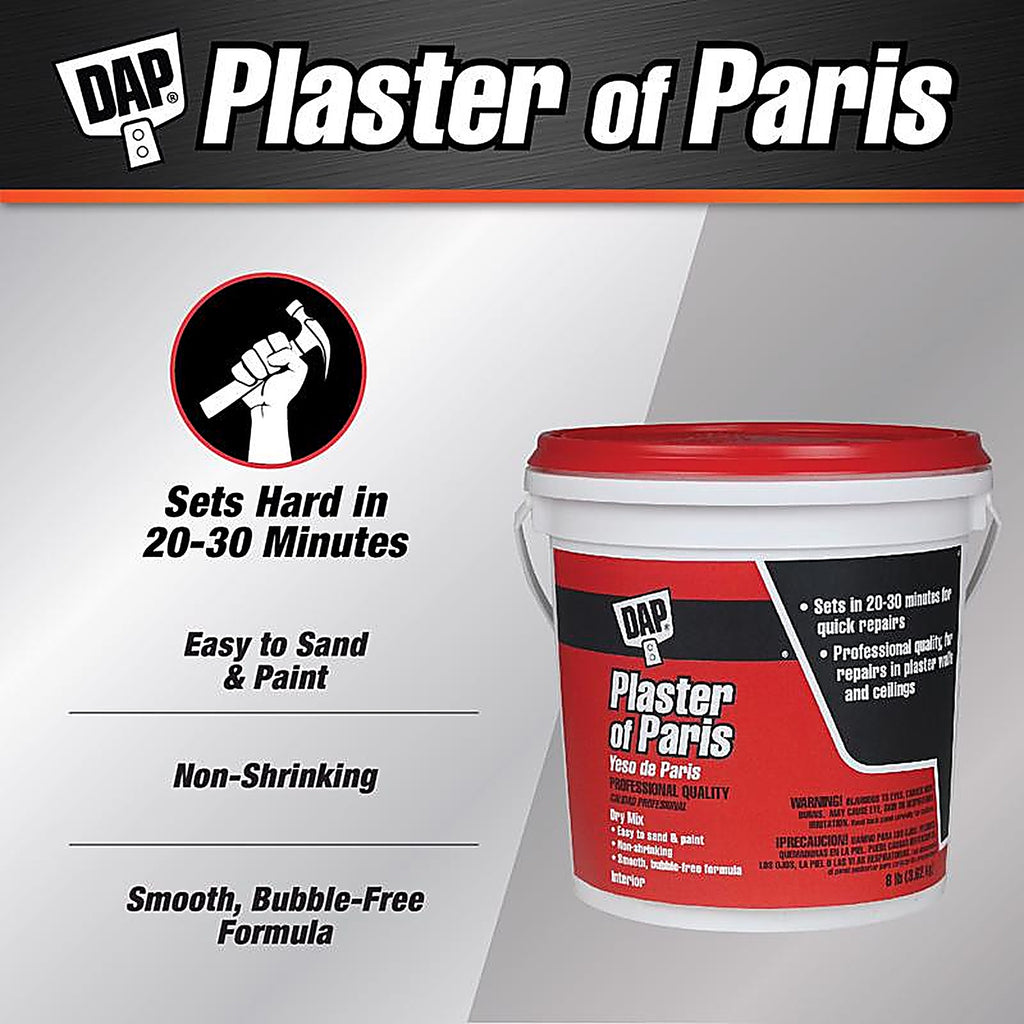DAP 7079810310 White Plaster of Paris 8 lb