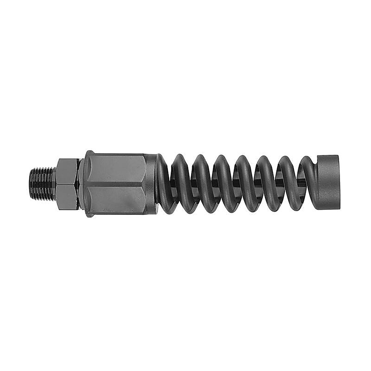 Flexzilla RP900500 Anodized Aircraft Aluminum Reusable End 1/2 in. Male NPT 3/8 in. Male NPT 1/pc.