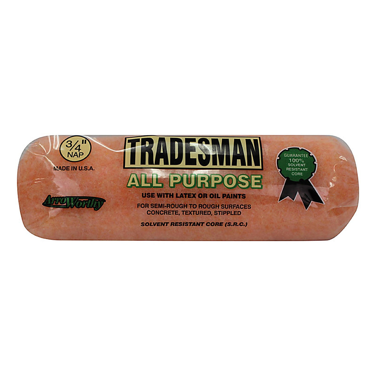 ArroWorthy - 9DIY6 0900 - Tradesman Polyester 9 In. W X 3/4 In. Paint Roller Cover 1 Pack