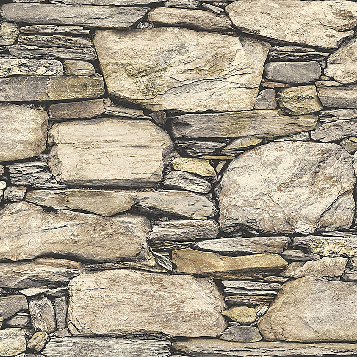 NuWallpaper - NU2065 - 20.5 In. W X 216 In. L Hadrian Stone Peel and Stick Wallpaper