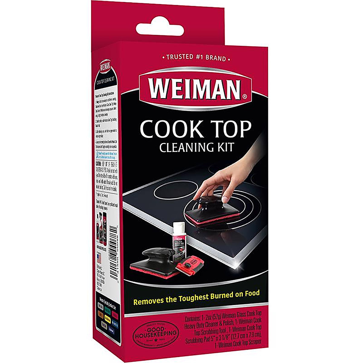Weiman - 98A - No Scent Cooktop Cleaner Starter Kit 1 Box Sponge