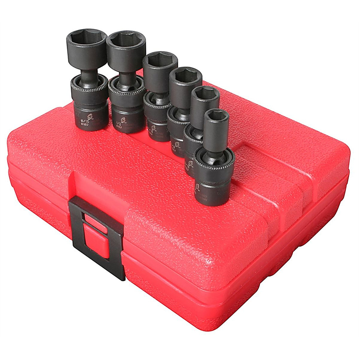 Sunex Tools - 1813 - 1/4 Inch Drive SAE Universal Impact Socket Set, 6 Piece