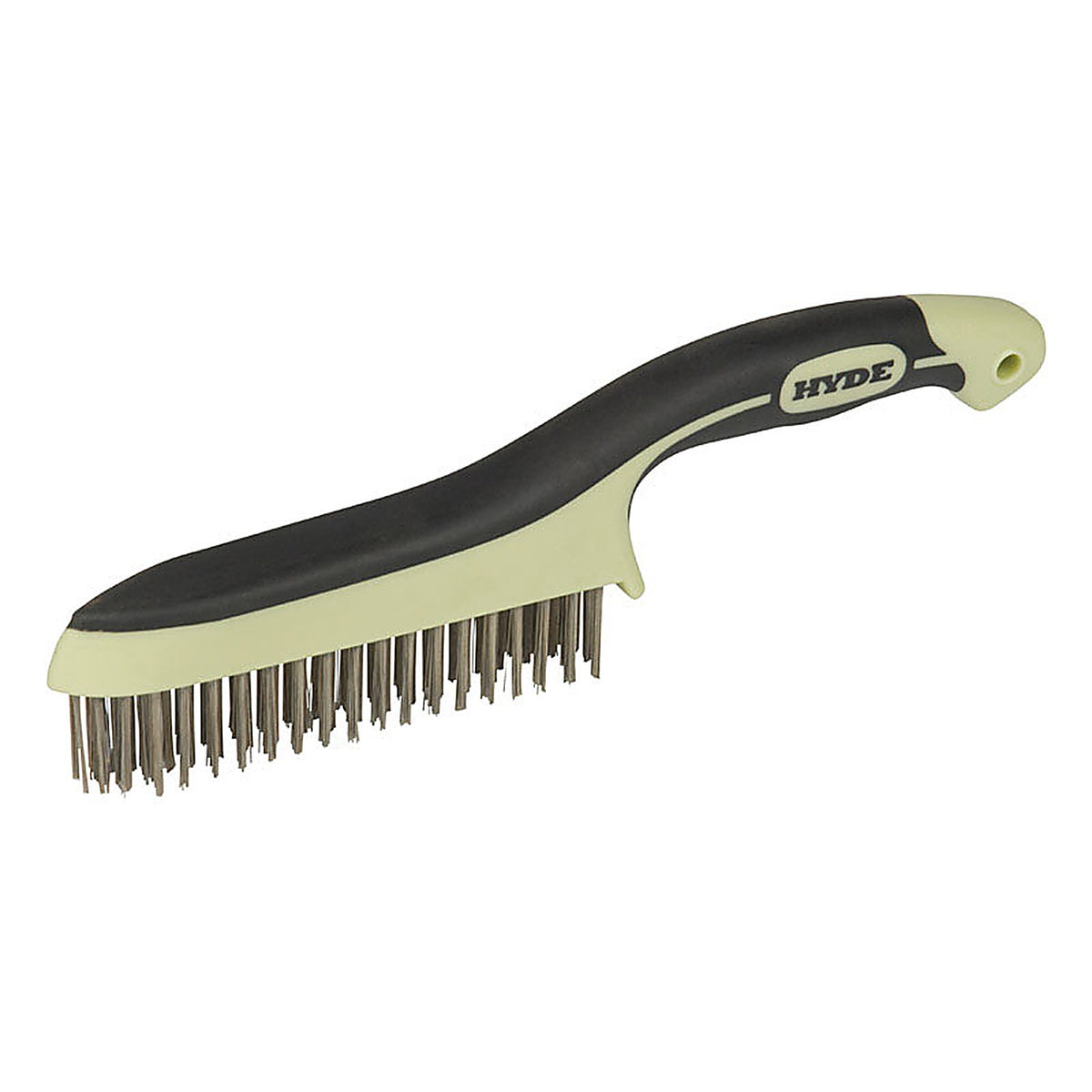 Hyde - 46831 - Maxxgrip Pro 1 In. W X 11.75 In. L Stainless Steel Wire Brush