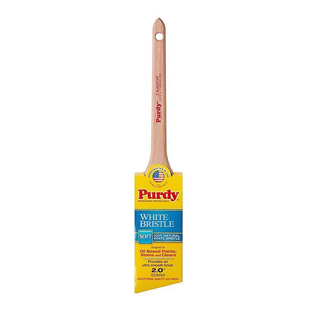 Purdy - 145024420 - White Bristle Adjutant 2 In. Soft Angle Trim Paint Brush