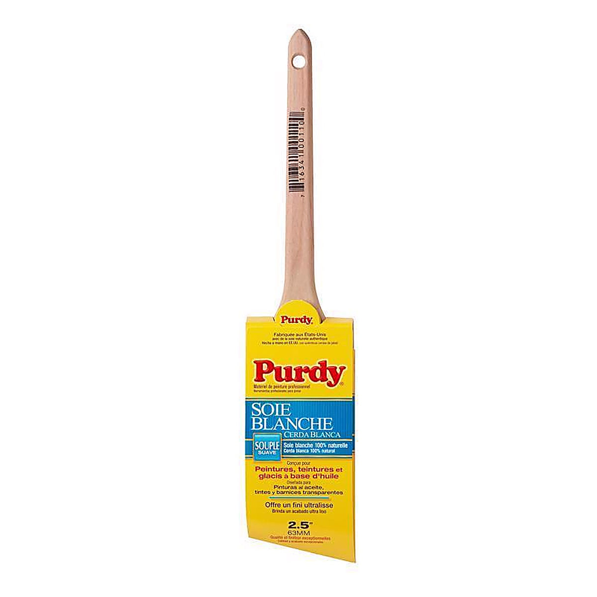 Purdy - 145024425 - White Bristle Adjutant 2-1/2 In. Soft Angle Trim Paint Brush