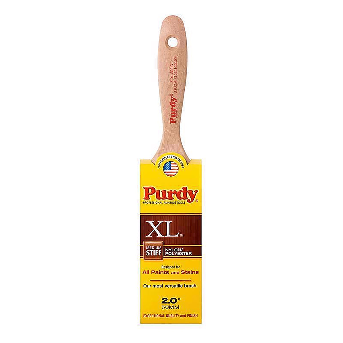 Purdy 144380320 XL Sprig 2 in. Medium Stiff Flat Trim Paint Brush
