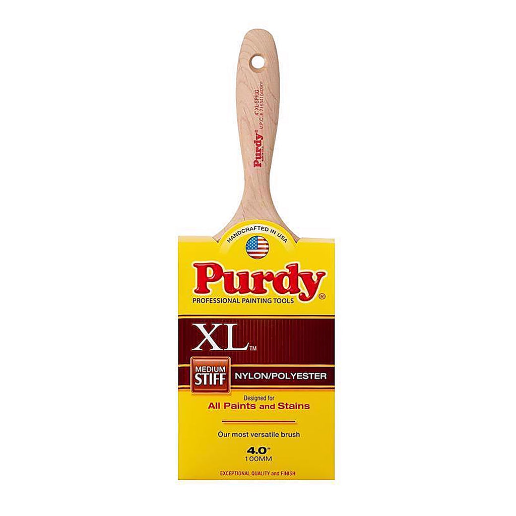 Purdy - 144380340 - XL Sprig 4 In. Medium Stiff Flat Trim Paint Brush